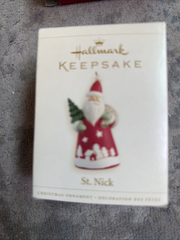 Hallmark Keepsake Ornament 2006 St. Nick Christmas Original Box