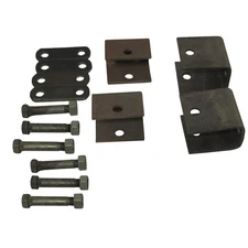 Trailer Leaf Spring Hanger Kit for Double Eye Springs Single Axle Suspension