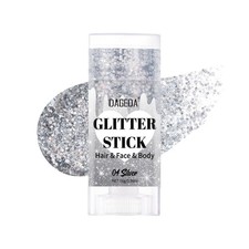 Silver Body Glitter Stick, Hair Face Sparkly Makeup for Festival Party Use
