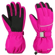 Kids Warm Gloves Winter Waterproof Size M 7-10 Years Old