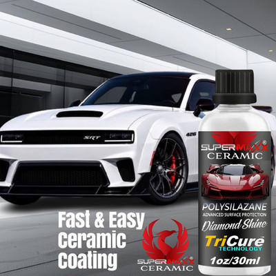 CERAMIC CAR COATING 'DIAMOND SHINE' ADVANCED TRICURE PAINT PROTECTION - 30ml KIT
