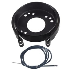 4.5" Rear Drum Brake Band with 65" Brake Cable For Go Kart Yard Cart Mini Bik...