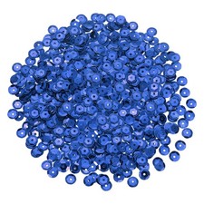 1200Pcs Loose Cup Sequins, 6mm Round Loose Sequin - 0.7 oz 20g , Dark Blue