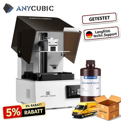 Open Box ANYCUBIC Photon P1 Resin Harz 3D Drucker 14K 10,1 Zoll 223x126x230 mm