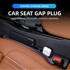 2 Pack Car Seat Gap Organizer, Seat Gap Filler Plug for Cars, SUVs  Trucks  ...