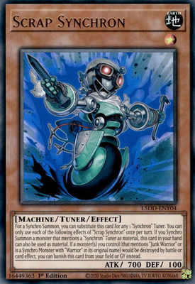 1X NM Scrap Synchron - L5DD-ENY04 - Ultra Rare 1st Edition