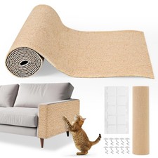 78.7x15.8in Cat Scratch Furniture Protector Trimmable Self-Adhesive Couch Pro...