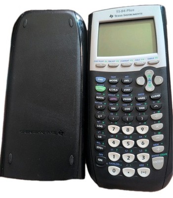 Texas Instruments TI-84 Plus Graphing Calculator Black TI 84 TI84 graph No Wear 