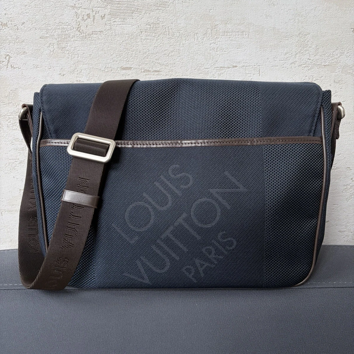 Louis Vuitton Canvas Blue Bags for Men for sale | eBay