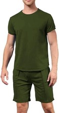 Men's Shirt and Shorts Set Outfits Fashion Summer Tracksuits