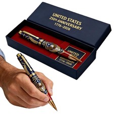250th Anniversary Commemorative Ballpoint Pen   1776-2026 USA Gift