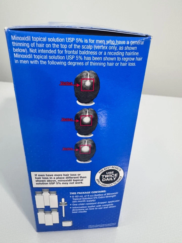 Kirkland Signature Minoxidil 5% Extra Strength Men Hair Regrowth Original - Image 4 of 4