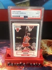 1990-91 Fleer - Michael Jordan #26 Black Line Under Biographical Information
