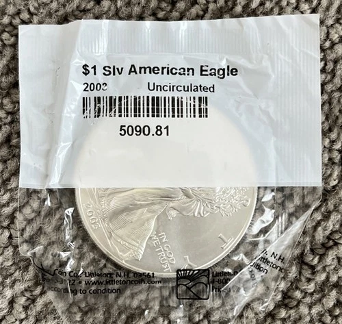 2006 American Silver Eagle – 1 oz .999 Fine Silver – Uncirculated