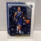 Jalen Brunson Autographed 2018-19 Panini NBA Hoops Winter Signed Card #243 RC