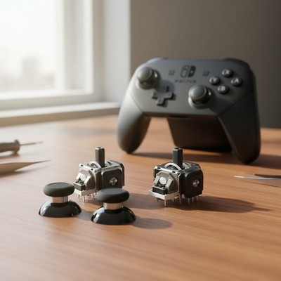 Magnetic Joystick Replacement Kit for Switch Pro Controller Anti-Drift Repair...