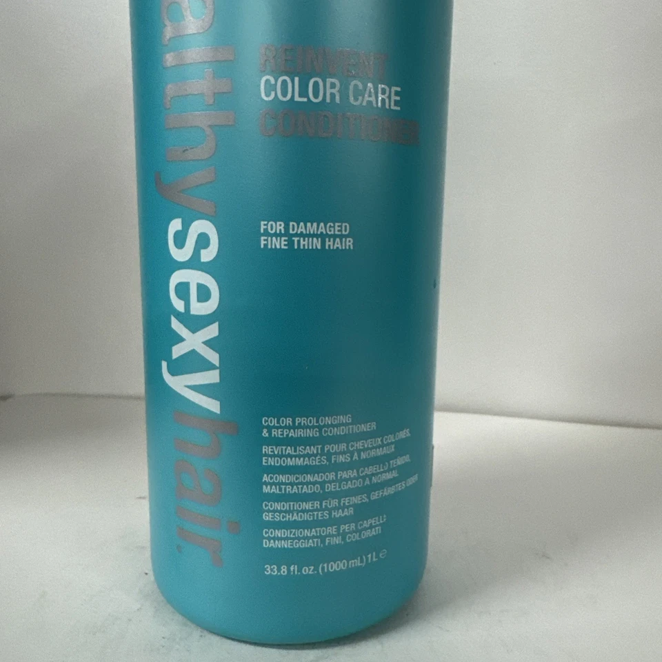 HEALTHY SEXY HAIR REINVENT COLOR CARE SHAMPOO FOR DAMAGED FINE THIN HAIR 33.8 OZ - Image 3 of 4