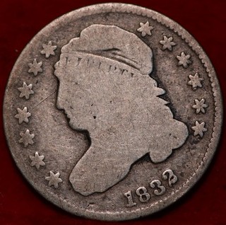 1832 Philadelphia Mint Silver Capped Bust Dime