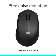 Logitech M330 Silent Plus Mouse 910-004905 - Black