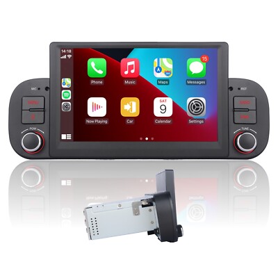 Autoradio für Fiat Panda 2013-2020 CarPlay Android Auto Hohe Leistung BT RDS IPS