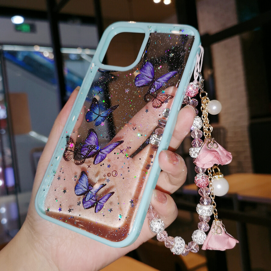 For Iphone 13 Pro Max 12 11 Xr Xs 7 8 Bling Glitter Cute Case Girls Phone Cover Ebay