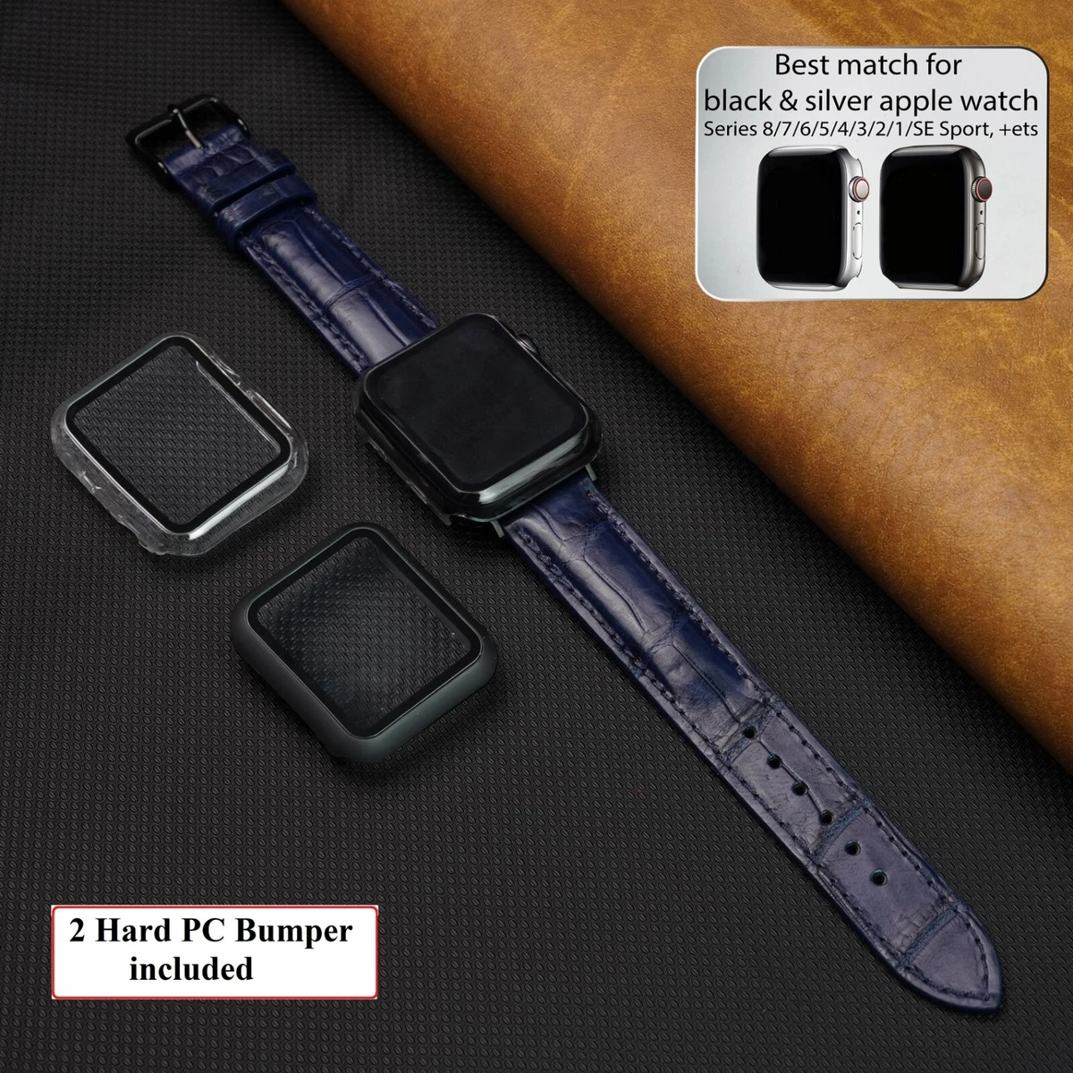 Apple watch hotsell 4 alligator band
