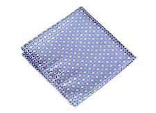 Lord R Colton Masterworks Pocket Square - Herne Purple Silk - 75 New