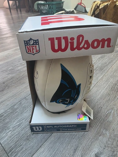 Carolina Panthers Autograph football