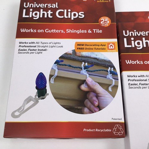 2 Boxen Simple Living Solutions 25ct Lichterkette Universal Lichtclips NEU! C1 - Bild 2 von 7