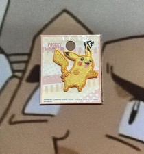 Pocket Monsters Official Seal/ Iron On Patches Pikachu Pokemon JAPAN LIMITED