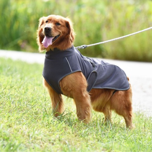 Large Dog Jacket Padded Waterproof Pet Clothes Winter Vest Coat Warm Windbreaker - Picture 6 of 27