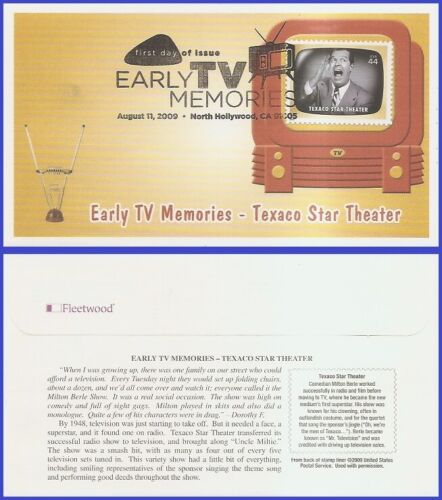 USA3 #4414a U/A FLEETWOOD FDC   Texaco Star Theater Early TV Memories - 第 1/1 張圖片