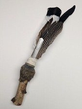 Handmade Real Feather Native American Smudge Fan - Spiritual Ritual Tool