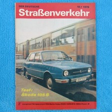 DER DEUTSCHE STRASSENVERKEHR 1978 Oktober Nr 10 DDR