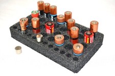 Pelican 1050 foam hold AAA N AA cr123 battery storage insert fits 1050 case