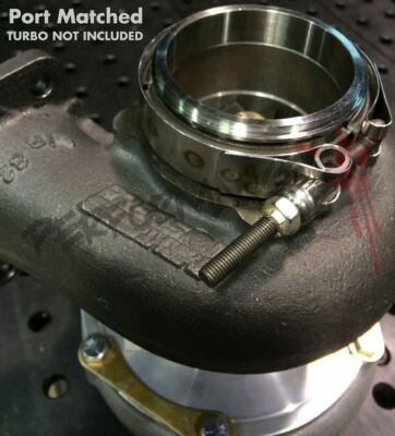 V-Band Clamp & 304 Stainless Flange Kit for Precision Turbo T3 Vband Stepped