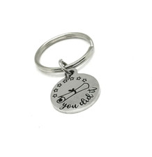 You Did It Charm Key Chain, Graduation Gift, New Car Gift, Son, Daughter, Niece