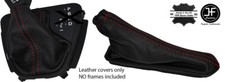 ROT FADEN SCHALTSACK HANDBREMSE LEDER F?R LAND ROVER FREELANDER II 06-14