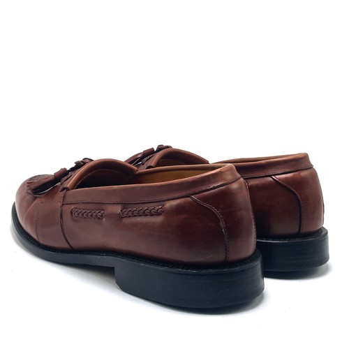 Allen Edmonds AE Cody gewebte Quaste Loafer Größe 9,5 D braun Leder Kilt Schuh-USA - Bild 9 von 15