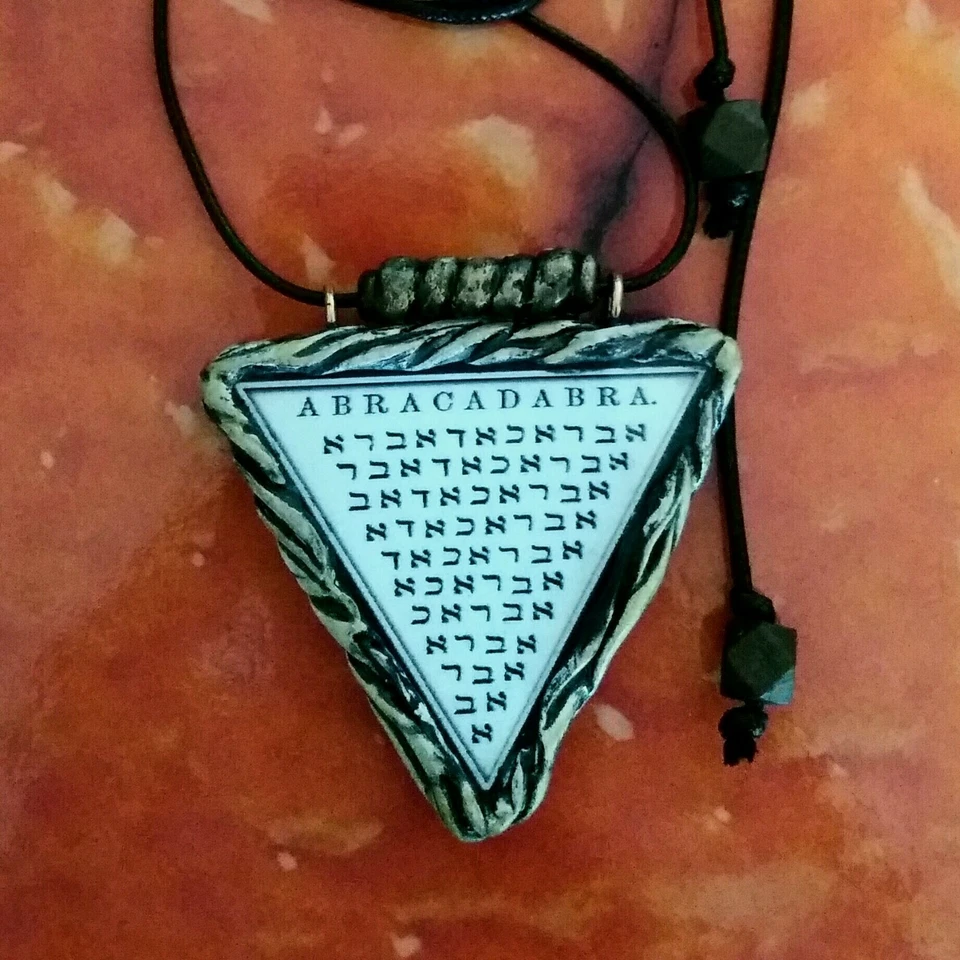 Talismán mágico poder efectivo atracción fortuna dinero amuletos colgante collar Foto 4 de 4