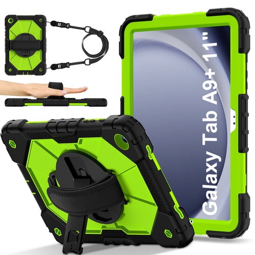 Shockproof Rugged Armor Cover Strap Case For Samsung Galaxy Tab A9+ Tablet 11'' - 第 15/22 張圖片