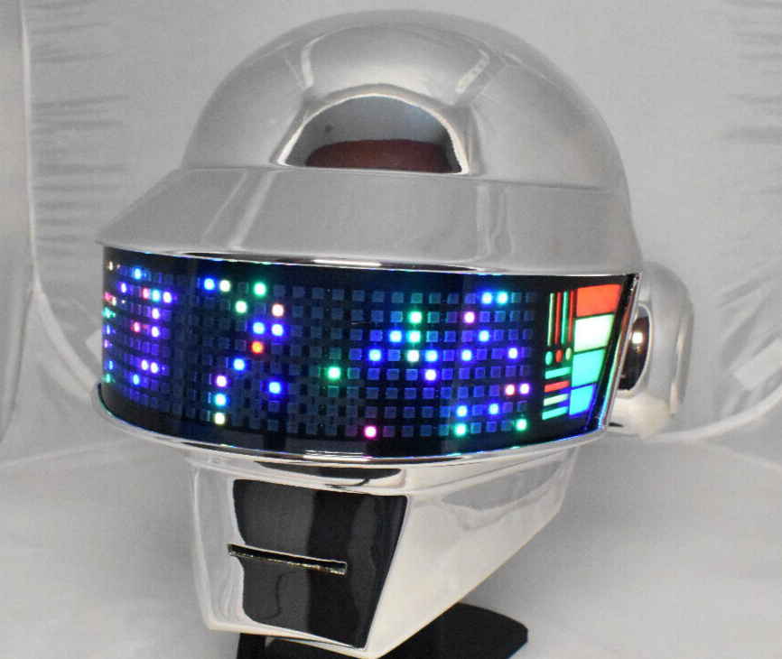 Thomas RGB Daft Punk Helmet Discovery Era - Chromed Mask DJ