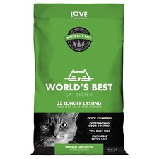 WORLD'S BEST CAT LITTER Original Unscented, 32-Pounds 32 Pounds