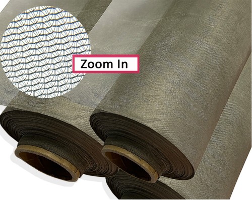 EMF Shielding Metal Fiber Fabric Anti Radiation RFID Blocking Sheer Mesh Cloth - Picture 5 of 9