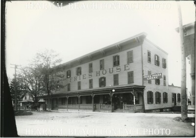 1900s Photo Glenfield New York Fries House Livery Henry Beach 5x7 Contact Print