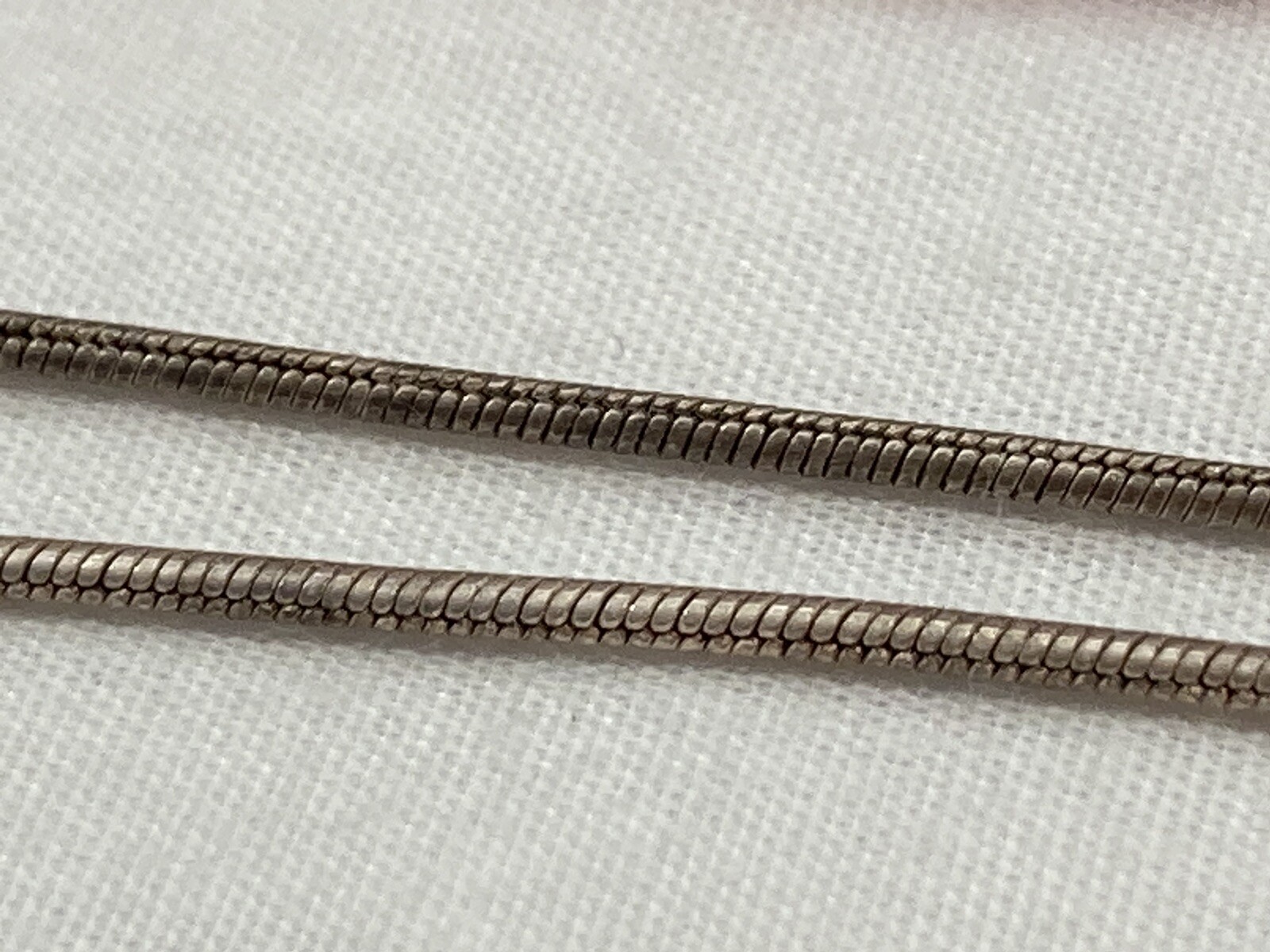 Vintage 925 India Solid Sterling Silver Snake 16”… - image 10