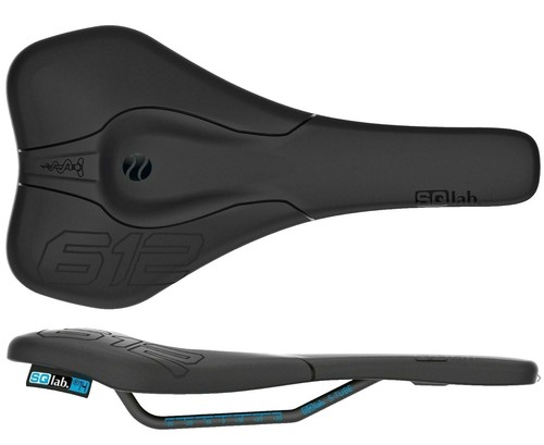 SQlab 612 Ergowave S-Tube Racing Saddle - Lightweight, Pressure