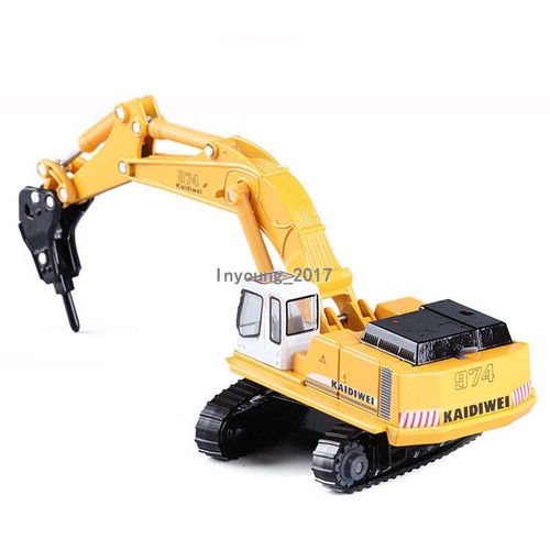 1/87 Scale Drill Excavator Construction Vehicle Diecast Tractor Toys for Kids - Picture 7 of 9