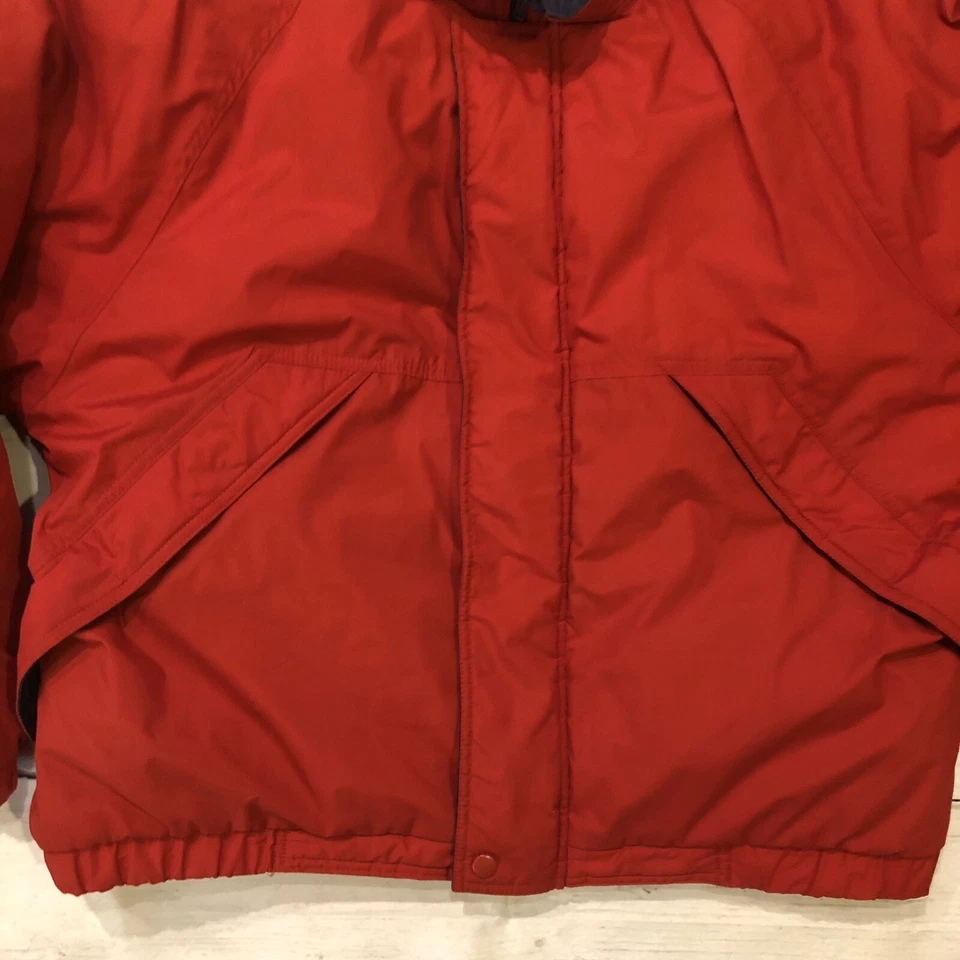 Vintage Field & Stream Red Blue Size XL Men’s Lined Jacket Coat With Pockets - Image 3 of 4