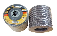 Lot of (20) Aluminum Oxide Flap Disc Grinding wheel 4-1/2" x 7/8" 40 Grit 550306